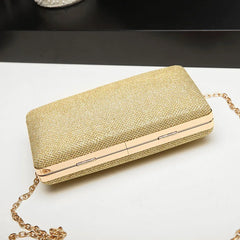 Evening Party Chain Shoulder Bag Clutch Box Bag Handbag