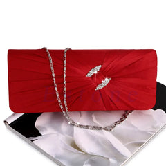 Evening Handbag Purse Women Rhinestone Bridal Clutch Bag Chain