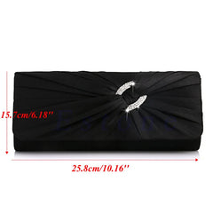Evening Handbag Purse Women Rhinestone Bridal Clutch Bag Chain