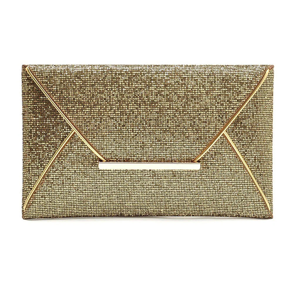 Glitter Envelope Bag for Evening Party, Wedding, Dating