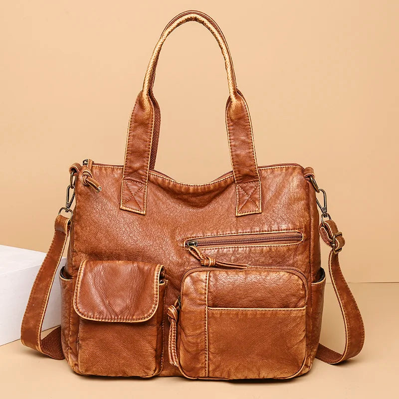 Vintage Large Capacity Tote Bags for Women