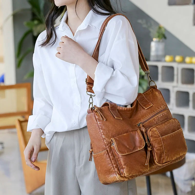 Vintage Large Capacity Tote Bags for Women