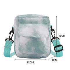 Canvas Crossbody Tote Handbag Tie Dyeing Traveling Messenger Bags