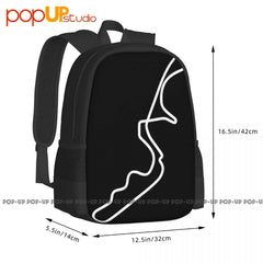 F1 Circuit Suzuka Formula Track Race Grand Prix 1 Love Racer Backpack