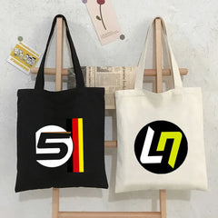 F1 Formula 1 Lando Norris Bottas Racing Car Women Canvas Shopper Bag