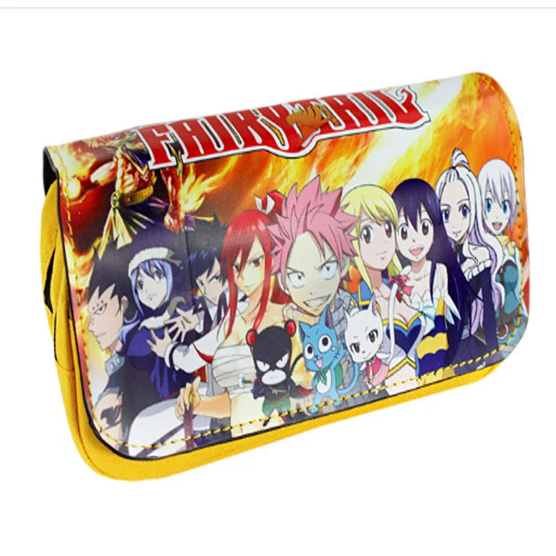 FAIRY TAIL Makeup Cosmetic Brush Travel Bag Case Pen Pencil Pouch Purse