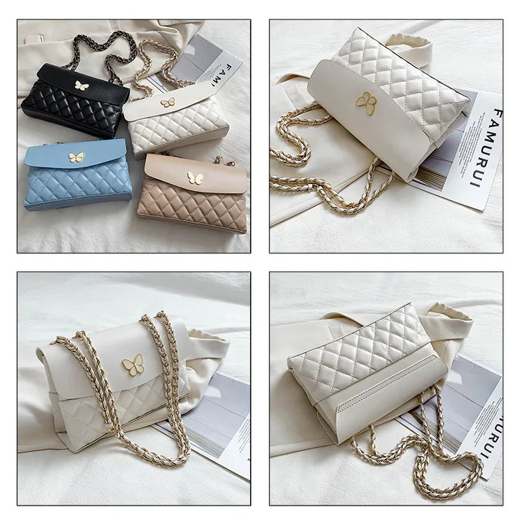 Butterfly Crossbody Bag for Women Lady Shoulder Handbag
