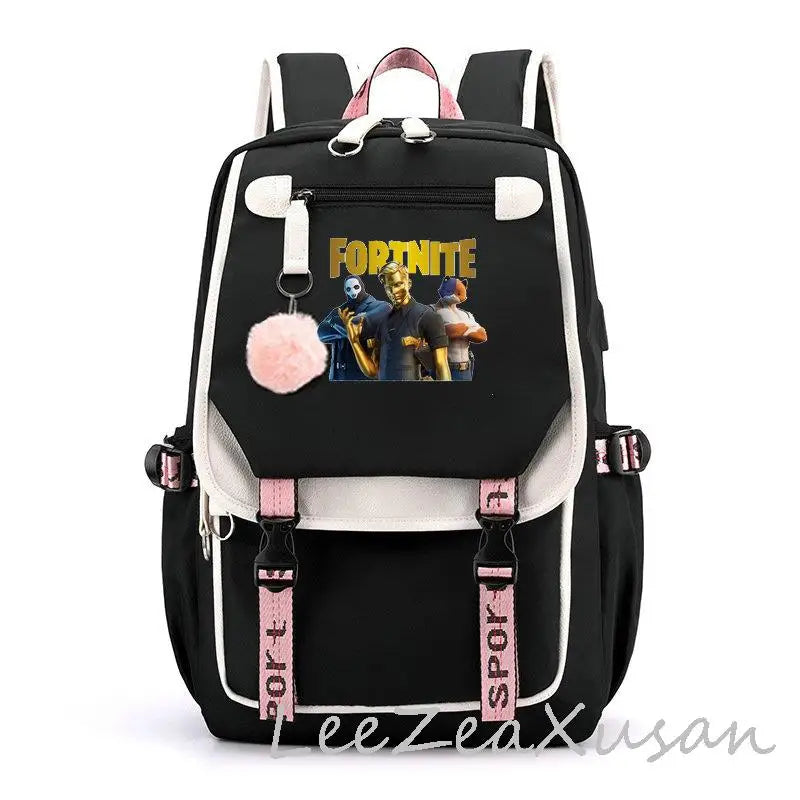 Unisex School Backpack Women/Men Pattern School Bag Teenagers Laptop