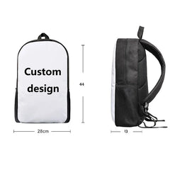 Rainbow Pattern Backpack for High School Students