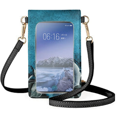 Ice Rose Cellphone Bag Fire Roses Lady Handbag