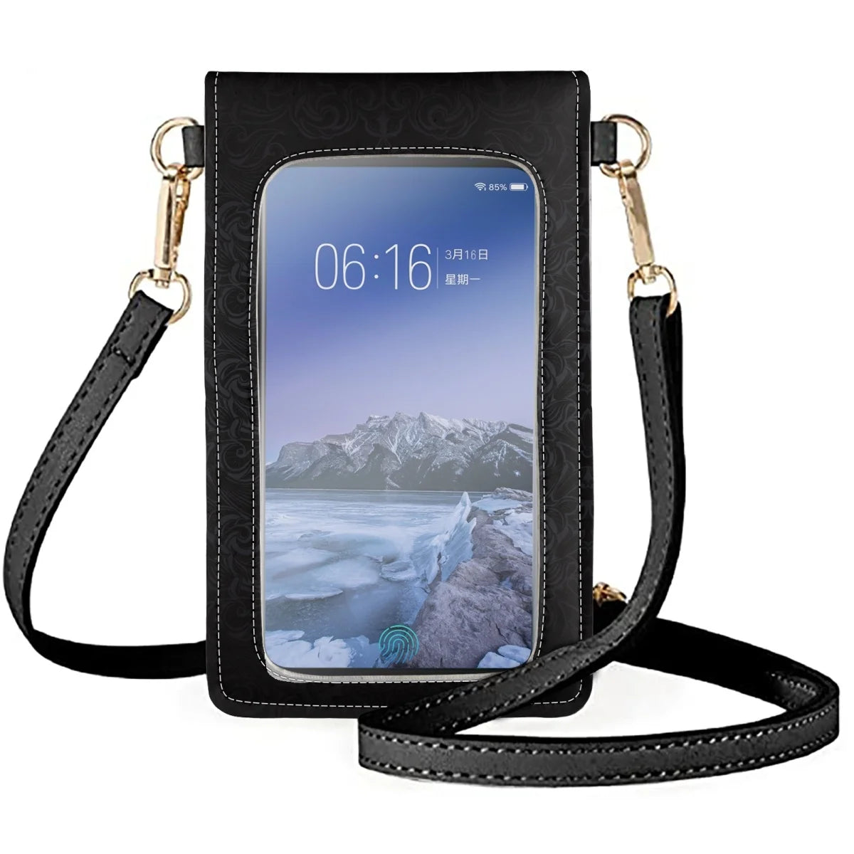 Poker Rose Arrow Phone Bag Stylish Satchel Organizer