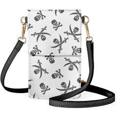 Gothic Skull Handbag Phone Bag Gothic Style Shoulder Bags