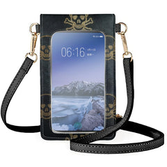 Gothic Skull Handbag Phone Bag Gothic Style Shoulder Bags