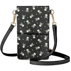Gothic Skull Handbag Phone Bag Gothic Style Shoulder Bags