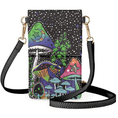 Magic Mushroom Mobile Pones Bag Women's Wrist Pack