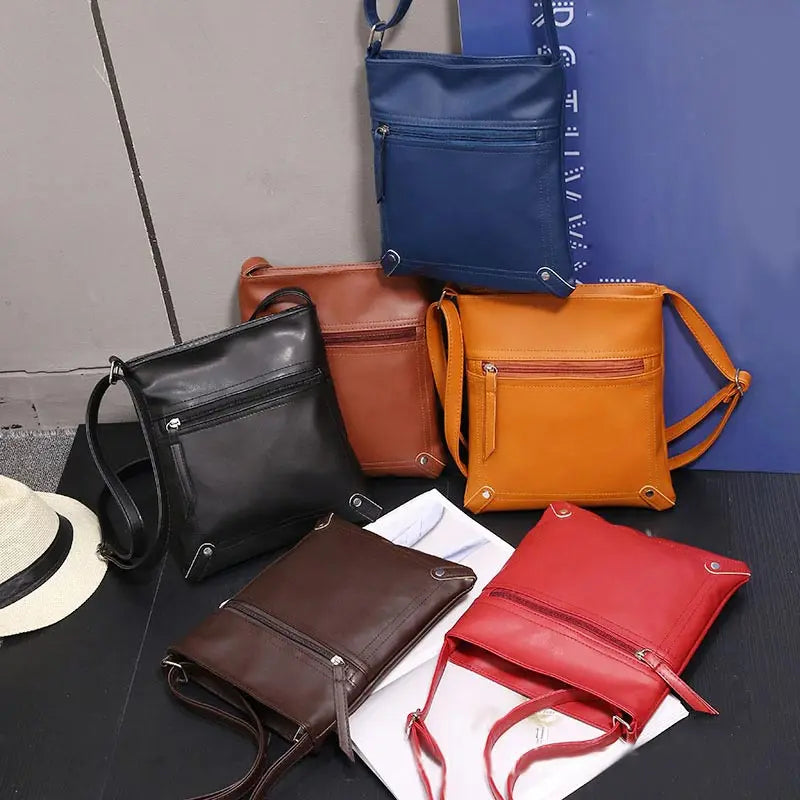 Women's Bucket Shoulder Bag PU Leather Handbag