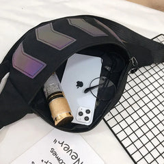 Reflective Waist Bag Pack for Women Men Sports Running Belt Pouch Crossbody
