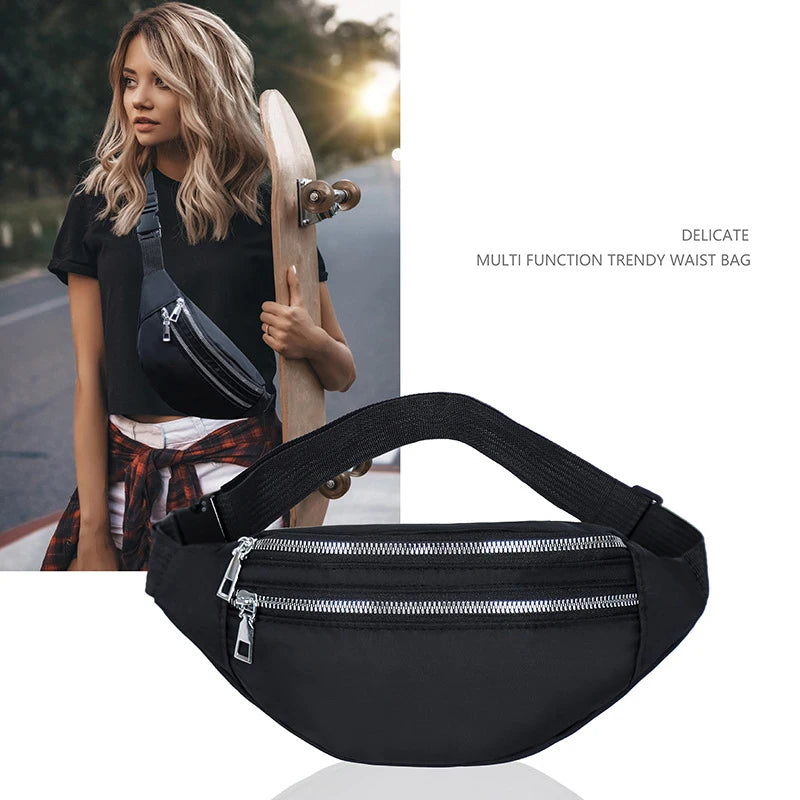 WaterProof Waist Pack Crossbody Bag for Women Men
