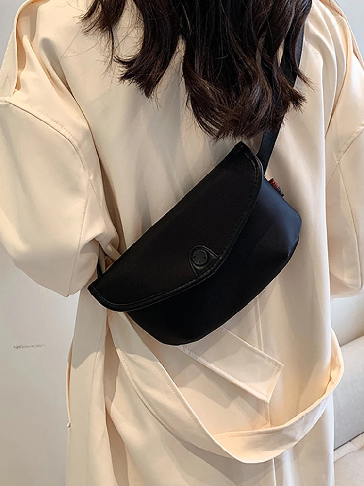 Women's Shoulder Bag Fanny Pack Crossbody Bags Pu Leather Waist Packs