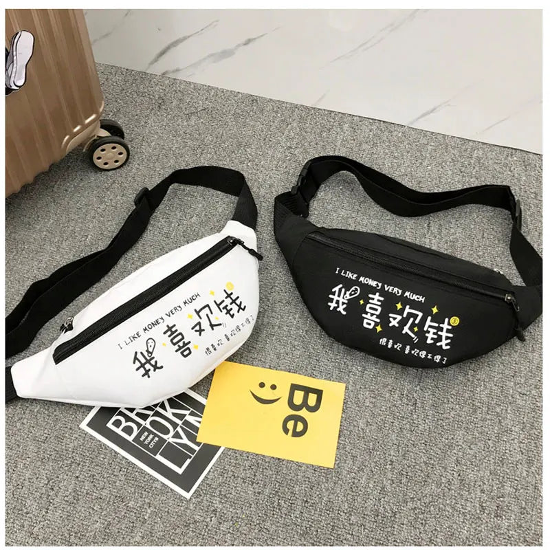 Women's Fanny Pack Hip-hop Waist Bag Travel Chest Bag