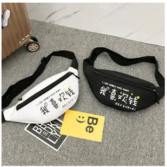 Women's Fanny Pack Hip-hop Waist Bag Travel Chest Bag
