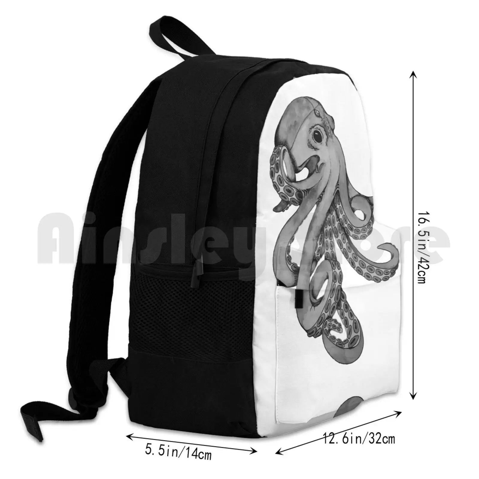 Fantasy Octopus Hiking Backpack Waterproof Camping Travel