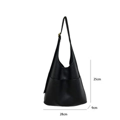 Soft Pu Leather Shoulder Bag Large Capacity Tote Composite Bags