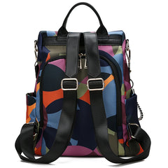 Anti Theft Women Backpack Durable Oxford Style Cloth School Backpack