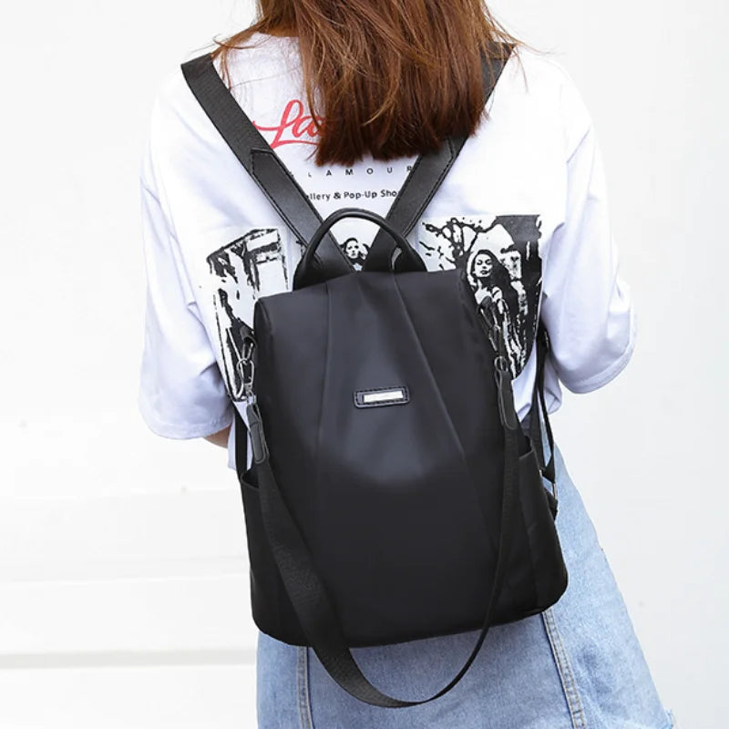 Women's Waterproof Anti-Theft Backpack for School and Travel