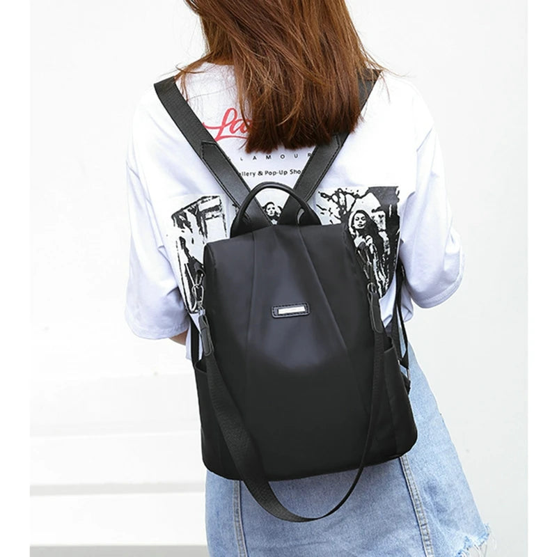 Women's Anti-Theft Backpack Waterproof School Bag