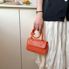 Snakeskin Shoulder Bag Women Spring Casual Small Bag