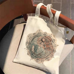 Jute Shopper Handbag Reciclaje - Reusable Grab Bag