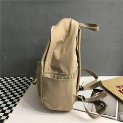 Canvas Women Backpack Anti-theft Bag for Teenage Girls School Backapck