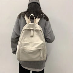Canvas Women Backpack Anti-theft Bag for Teenage Girls School Backapck