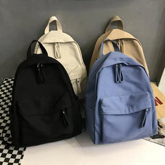 Canvas Anti-theft Women Backpack for Teen Girls