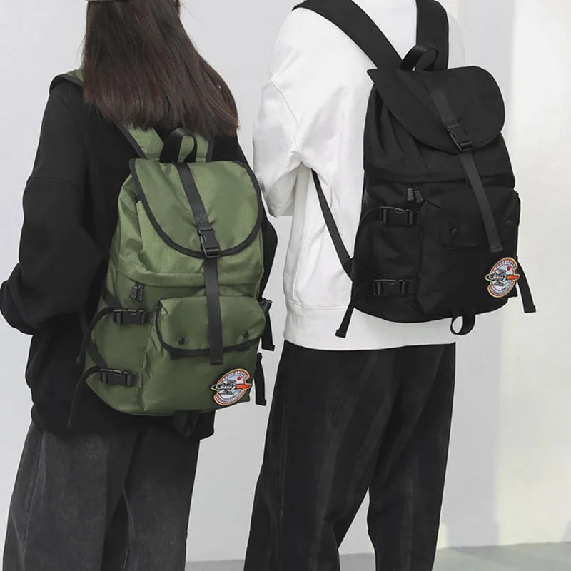 Canvas Anti-theft Women Backpack Shoulder Bag