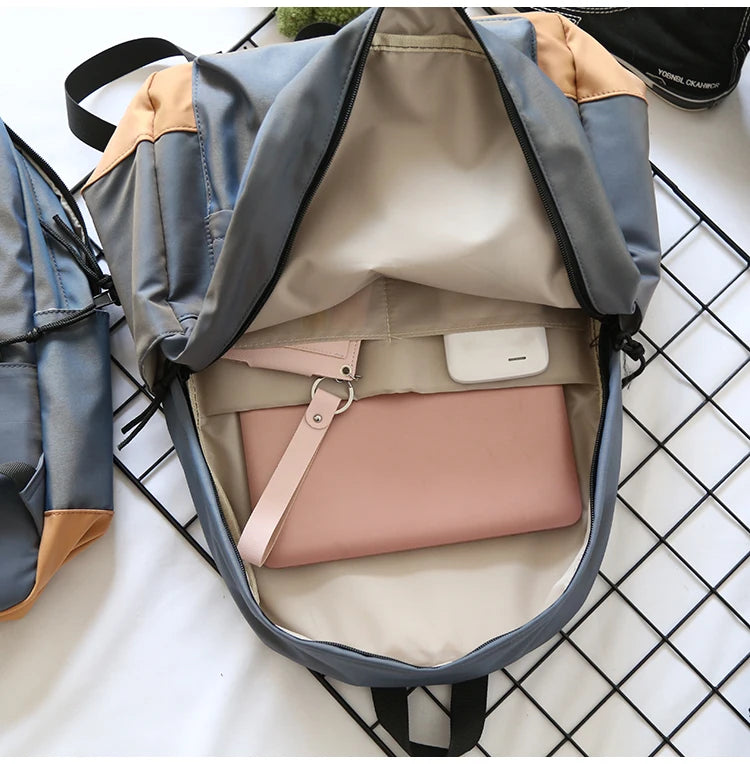 High Nylon Girls' School Shoulder Bag Backpack