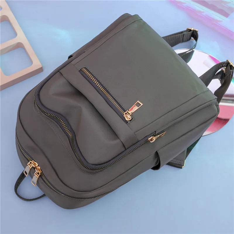 Women's Oxford Schoolbag Rucksack Backpack