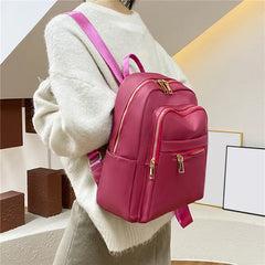 Women's Oxford Schoolbag Rucksack Backpack