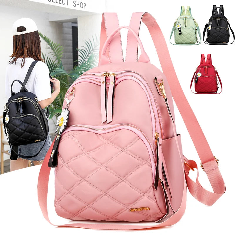 Women Oxford Cloth Shoulder Bag School Bags for Teenage Girls