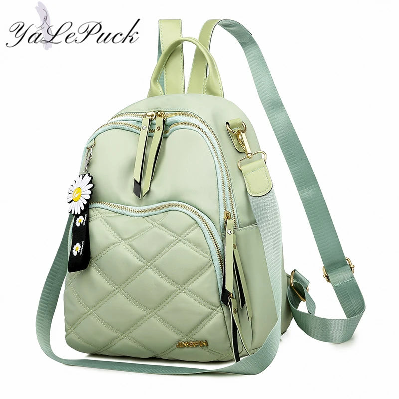 Women Oxford Cloth School Bag for Teenage Girls