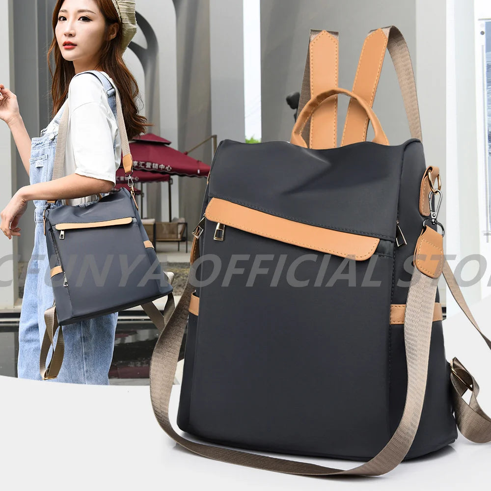Stylish Oxford Cloth Shoulder Bag for Teenage Girls
