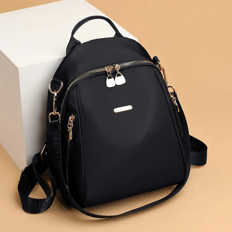 Women's Western-style Anti-theft Oxford Cloth Schoolbag