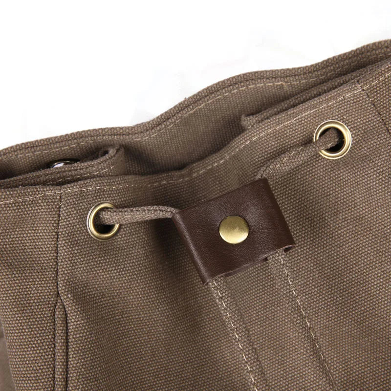 Canvas Backpack Vintage Bag Retro School Bags Knapsack