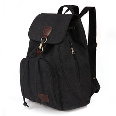 Canvas Backpack Vintage Bag Retro School Bags Knapsack