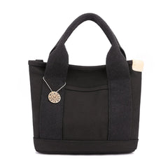 Canvas Shoulder Bag Large Beach Tote Fuzzy Kids Unisex Portable