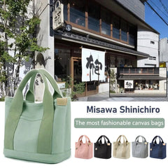 Canvas Shoulder Bag Large Beach Tote Fuzzy Kids Unisex Portable
