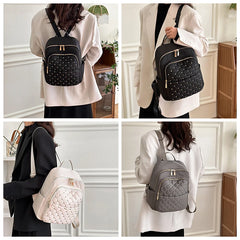 Nylon Backpack Women Big Travel Bag School Shoulder Bag