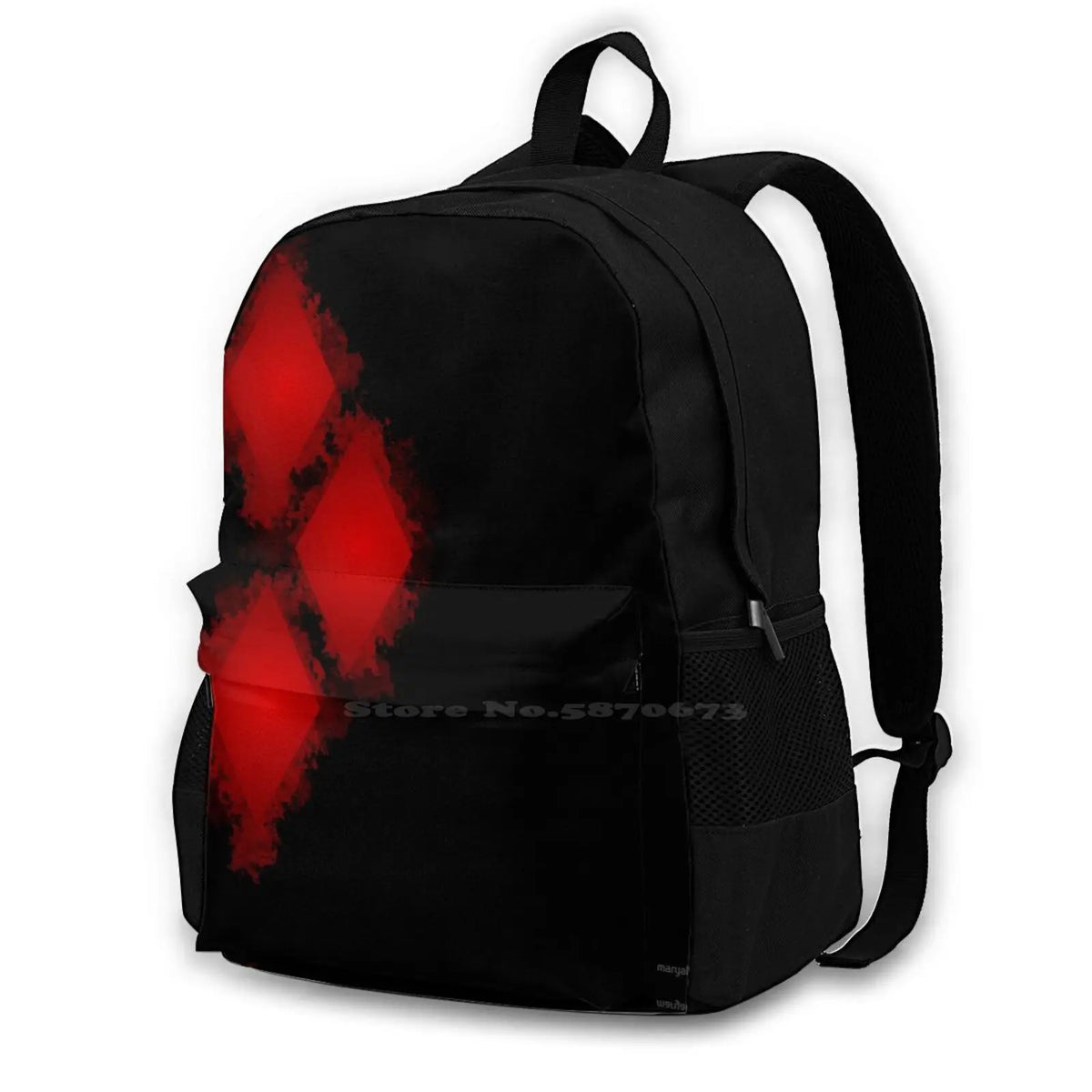 Red Clown Backpack Comics Cosplay Geek Bag