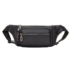 Leather Waist Pack Crossbody Phone Pouch Chest Bag
